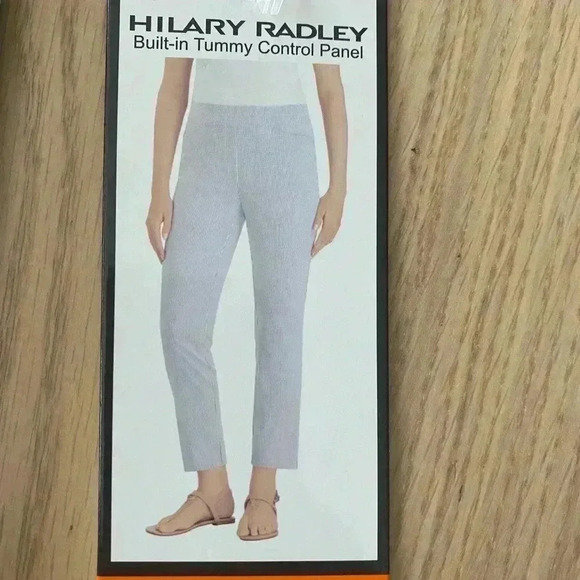 🆕Hilary Radley Seersucker Pull-On Ankle Pan XXL🆕 - Picture 9 of 10